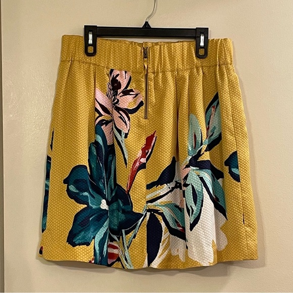 MAEVE by ANTHROPOLOGIE NWOT Tropicale Skirt in Yellow - Picture 6 of 9